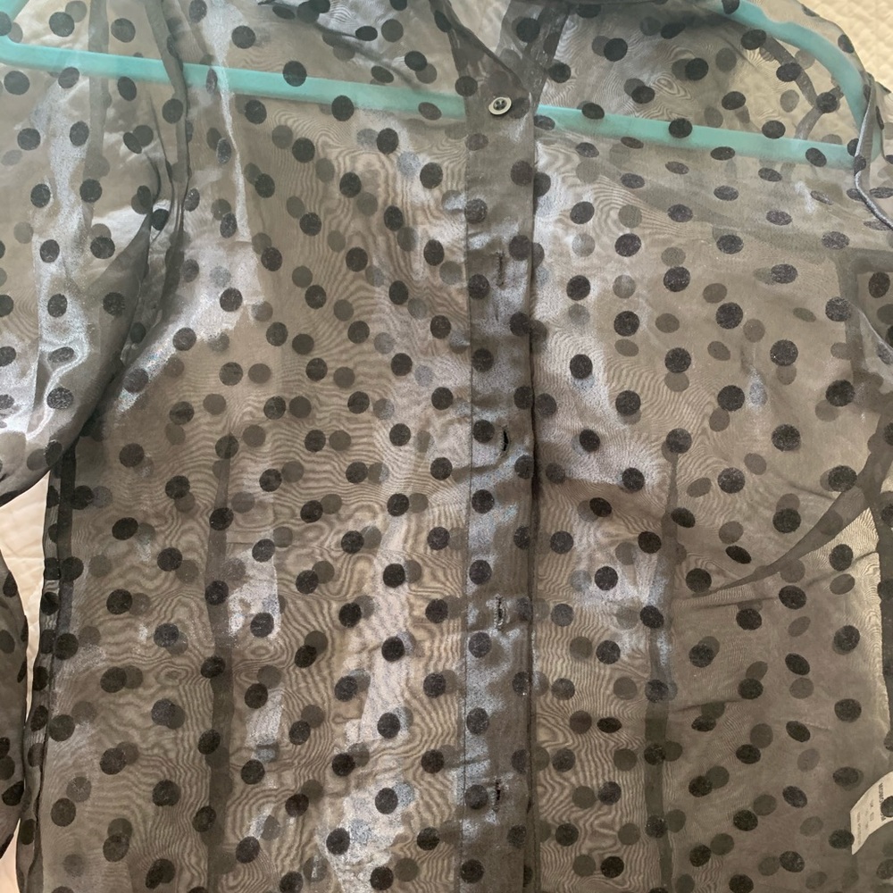 Sheer Button Up Top - image 2